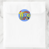 Norwich_Terrier_Agility Ronde Sticker (Tas)