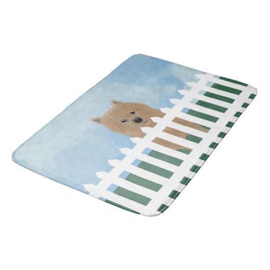 Norwich Terrier Bath Mat (Gekanteld)