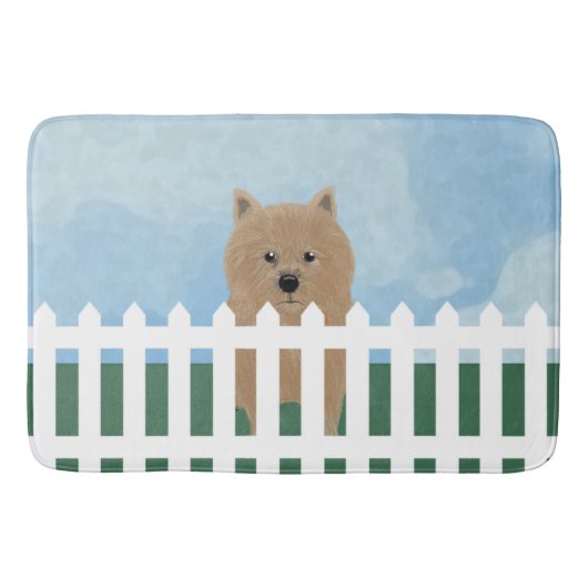 Norwich Terrier Bath Mat (Voorkant)