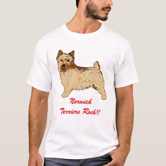 Norwich Terrier - Body left T-shirt (Voorkant)