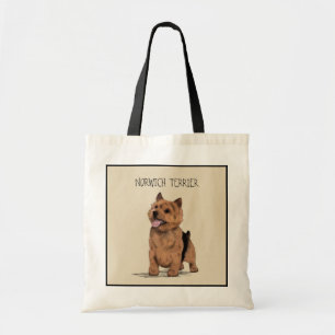 Norwich Terrier Canvas tas