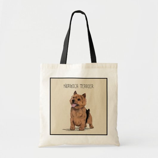 Norwich Terrier Canvas tas (Voorkant)