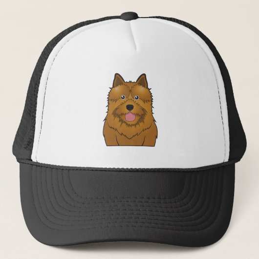 Norwich Terrier Cartoon Trucker Pet (Voorkant)