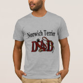 Norwich Terrier Dad Gifts T-shirt (Voorkant)