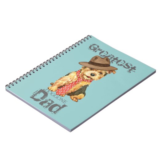 Norwich Terrier Dad Notitieboek (Linkerzijde)