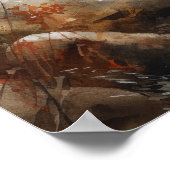 Norwich Terrier Dog Art Print Poster (Hoek)