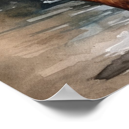 Norwich Terrier Dog Art Print Poster (Hoek)