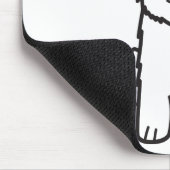 Norwich Terrier Dog Cartoon Muismat (Hoek)