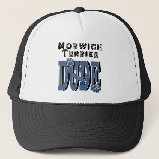 Norwich Terrier DUDE Trucker Pet (Voorkant)