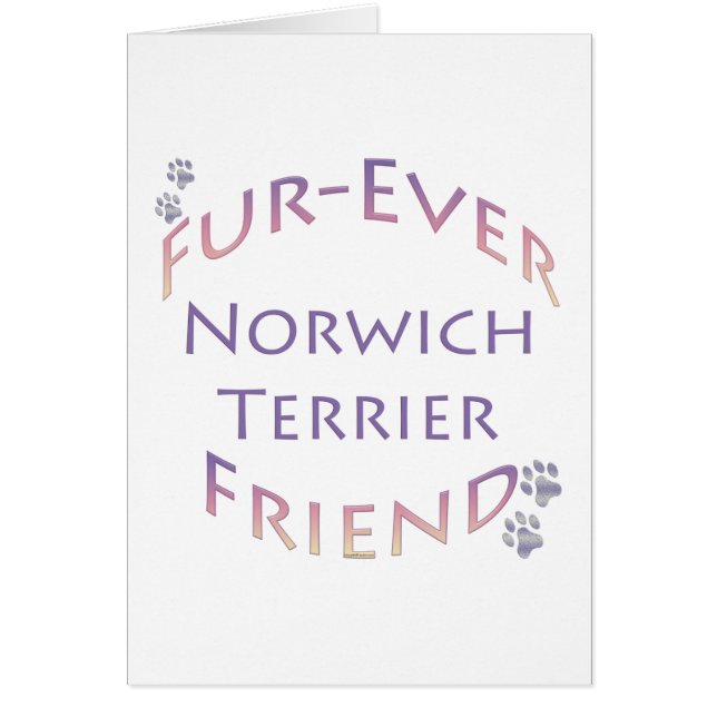 Norwich Terrier Furever (Voorkant)