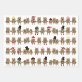 Norwich Terrier Holiday Wrapping Paper Sheets (Voorkant)