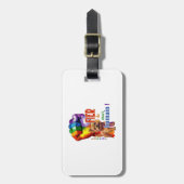 Norwich Terrier hond Bagagelabel (Voorkant verticaal)