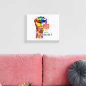 Norwich Terrier hond Canvas Afdruk (Insitu (Woonkamer))