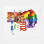 Norwich Terrier hond Fleece Deken (Voorkant (Horizontaal))