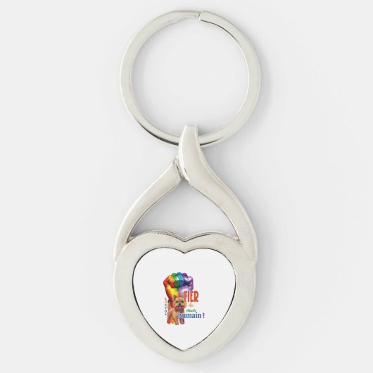 Norwich Terrier hond Sleutelhanger (Voorkant)