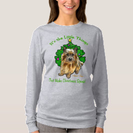 Norwich Terrier Kerstmis Merry T-shirt
