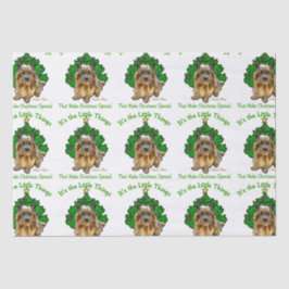 Norwich Terrier Kerstmis Tissuepapier