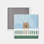 Norwich Terrier Magnet (Voorkant / Achterkant)