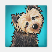 Norwich Terrier Magnet (Voorkant)