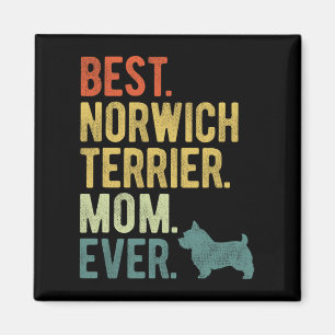 Norwich Terrier Moeder Ooit Hondenliefhebbers Moed Magneet