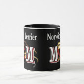 Norwich Terrier MOM Gifts Mok (Midden)