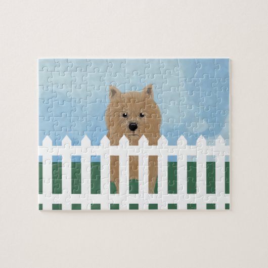 Norwich Terrier Puzzel Legpuzzel (Horizontaal)