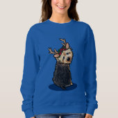 Norwich Terrier Reindeer Kerstshirt Trui (Voorkant)