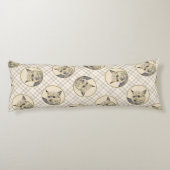 Norwich Terrier Schilderen Schattigee Originele Pe Lichaamskussen (Achterkant)