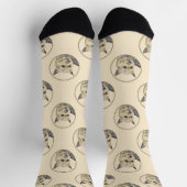 Norwich Terrier Schilderen Schattigee Originele Pe Sokken (Top)