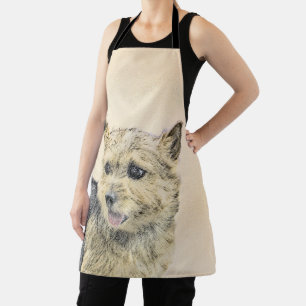 Norwich Terrier Schilderij - Mooie Originele Honde Schort