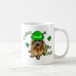 Norwich Terrier St. Patrick Koffiemok