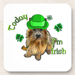 Norwich Terrier St Patricks Bier Onderzetter