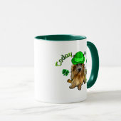 Norwich Terrier St Patricks Mok (Voorkant rechts)