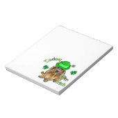 Norwich Terrier St Patricks Notitieblok (Linkerzijde)
