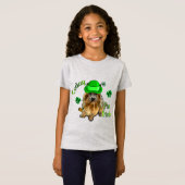 Norwich Terrier St Patricks T-shirt (Voorkant volledig)