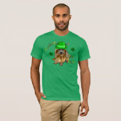 Norwich Terrier St Patricks T-shirt (Voorkant volledig)