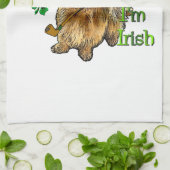 Norwich Terrier St Patricks Theedoek (Gevouwen)