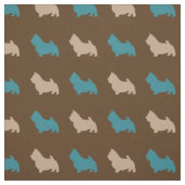 Norwich Terrier Stof (Swatch)
