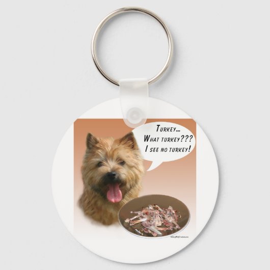 Norwich Terrier Turkije Sleutelhanger (Voorkant)