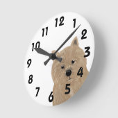 Norwich Terrier Wall klok (Hoek)