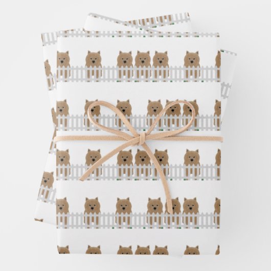 Norwich Terrier Wrapping Paper Sheets (In situ)