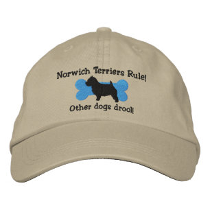 Norwich Terriers Rule geborduurd Pet