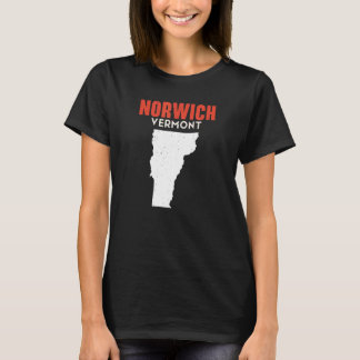 Norwich Vermont USA State Travel Vermonter T-shirt