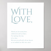 Norwich Wedding Bedankt voor het bijwonen van teke Poster (Voorkant)