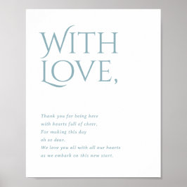 Norwich Wedding Bedankt voor het bijwonen van teke Poster