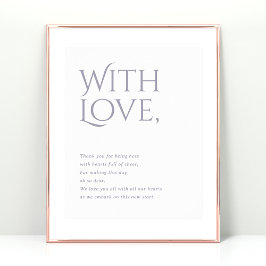 Norwich Wedding Bedankt voor het bijwonen van teke Poster