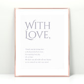 Norwich Wedding Bedankt voor het bijwonen van teke Poster