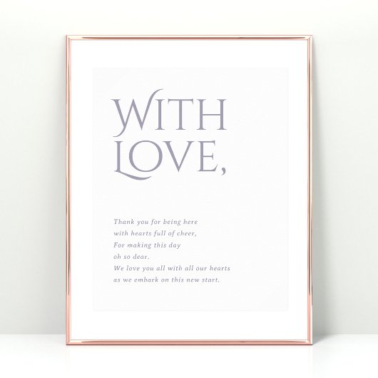 Norwich Wedding Bedankt voor het bijwonen van teke Poster