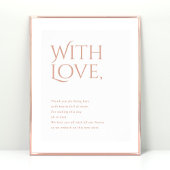 Norwich Wedding Bedankt voor het bijwonen van teke Poster