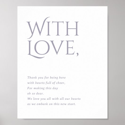 Norwich Wedding Bedankt voor het bijwonen van teke Poster (Voorkant)